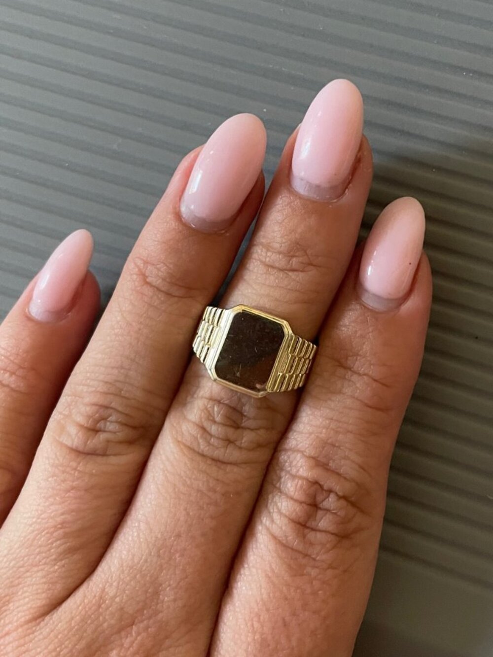 The M Jewelers Rouge Signet Ring